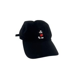 Disney Mickey Mouse Embroidered Black Baseball Cap Dad Hat Strapback GMC12140